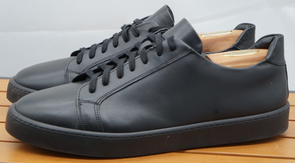 MEN'S SNEAKERS Bruno Magli Magnifico Low Top Sneaker - BLACK Size 13